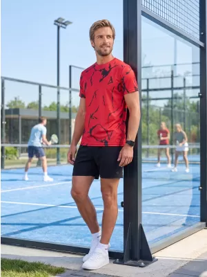 Prémiové pánske funkčné tričko ALTISPORT VOJ/ALM052TR01 ČERVENÁ