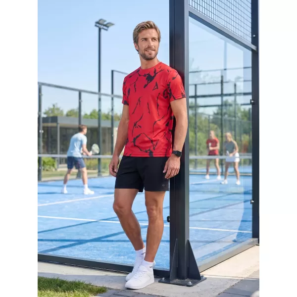  Prémiové pánske funkčné tričko ALTISPORT VOJ/ALM052TR01 ČERVENÁ 