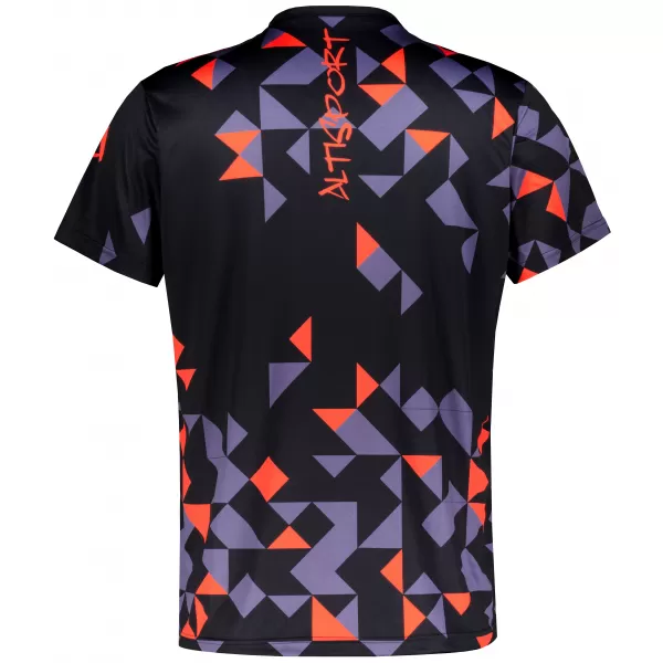  Prémiové pánske funkčné tričko ALTISPORT VOJ/ALM108TR01 ČIERNO-ORANŽOVÁ 