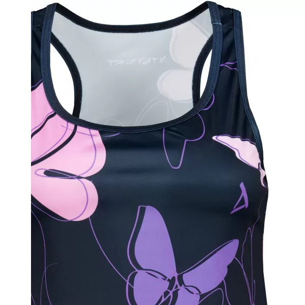  Dámske prémiové funkčné tielko ALTISPORT VOJ/ALW086TIL01 TMAVO MODRÁ/FIALOVÁ 