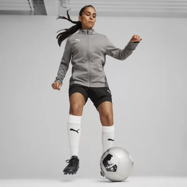  Dámska bunda PUMA TEAMGOAL TRAINING JACKET WMN 658635_13 LIATINA/BIELA/TIEŇOVÁ ŠEDÁ 