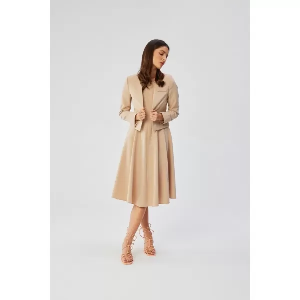  Dámska bunda STYLOVE S368 BÉŽOVÁ 