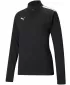 Dámska bunda PUMA TEAMLIGA 1/4 ZIP TOP W 657253_03 PUMA ČIERNA/PUMA BIELA