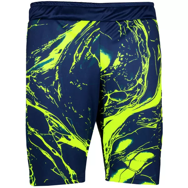  Prémiové pánske funkčné šortky ALTISPORT VOJ/ALM071KRA01 NÁMORNÍCKA/ŽLTÁ 