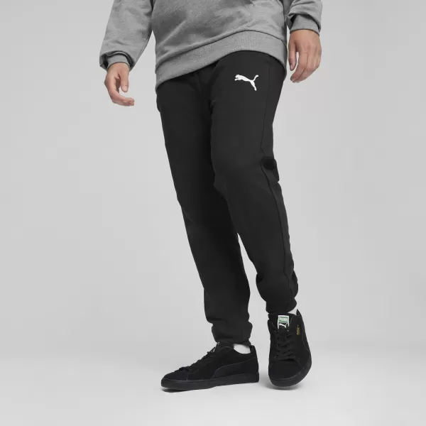  Nohavice PUMA TEAMGOAL CASUALS PANTS 658598_03 PUMA ČIERNA/PUMA BIELA 
