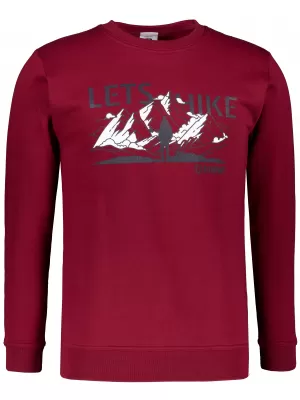 Pánska mikina ALTISPORT ALM190406 GRANÁT