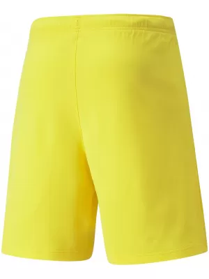 Kraťasy PUMA TEAMRISE SHORT 704942_07 CYBER YELLOW/ POČÍTAČOVÁ ŽLTÁ/ČIERNA