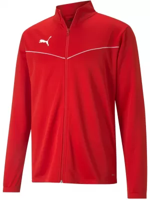 Sako PUMA TEAMRISE TRG POLY JACKET 657392_01 PUMA RED/PUMA WHITE