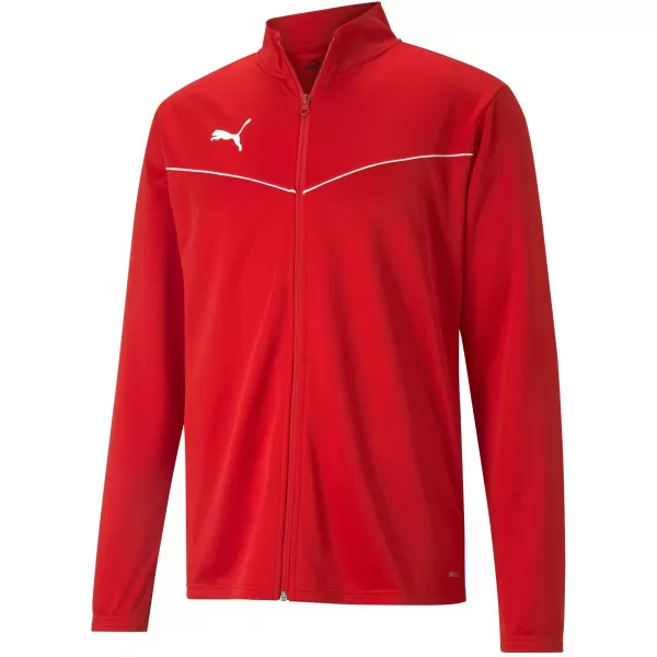  Sako PUMA TEAMRISE TRG POLY JACKET 657392_01 PUMA RED/PUMA WHITE 