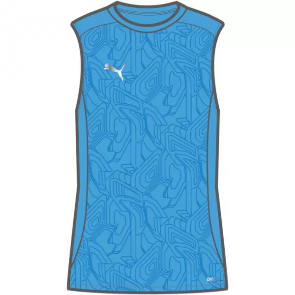  Futbalové tričko PUMA TEAMFINAL TRAINING JERSEY SL 658559_18 TEAM SVETLO MODRÝ 