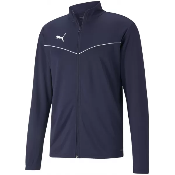  Sako PUMA TEAMRISE TRG POLY JACKET 657392_06 PEACOAT/ PÁV/PUMA BIELY 