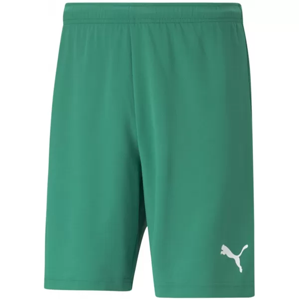  Kraťasy PUMA TEAMRISE SHORT 704942_05 PEPPER GREEN/ PEPPER GREEN/PUMA WHITE 