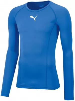 Funkčná košeľa mužov PUMA LIGA BASELAYER TEE LS 655920_02 ELEKTRICKÁ MODRÁ LIMONÁDA