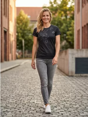 Dámske prémiové funkčné tričko ALTISPORT VOJ/ALW047TR01 ČIERNA