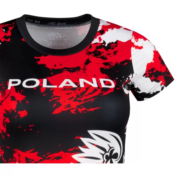  Dámske prémiové funkčné tričko ALTISPORT VOJ/ALW036PL/TR01 ŠKVRNY 