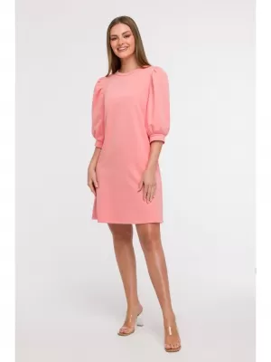 Šaty BEWEAR B291 KORALOVÝ