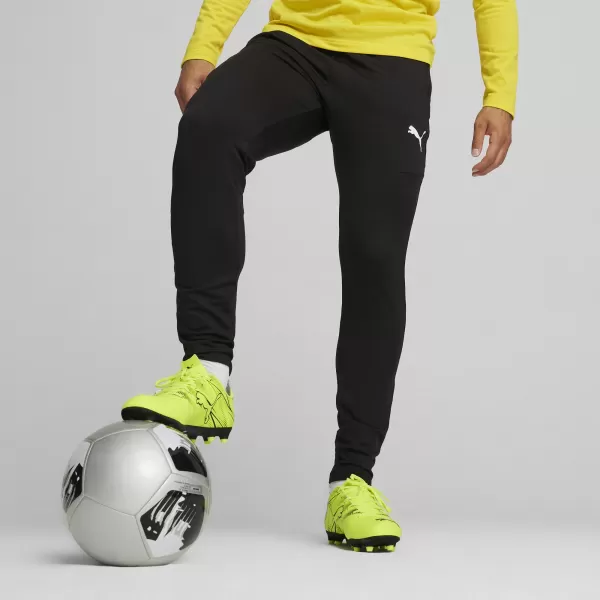  Nohavice PUMA TEAMGOAL SLIM TRAINING PANTS 659037_03 PUMA ČIERNA/PUMA BIELA 