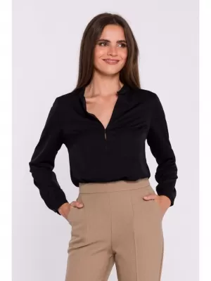 Dámska blúzka STYLOVE S375 ČIERNA