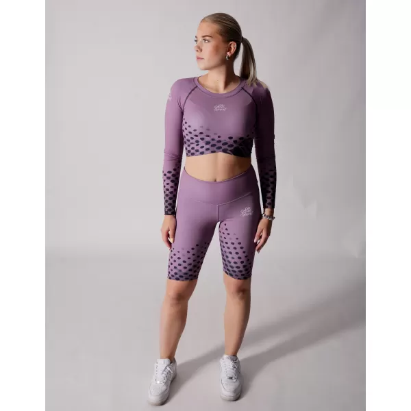  Dámske legíny nad kolená premium ALTISPORT VOJ/ALW109LEG02 FIALOVÁ 