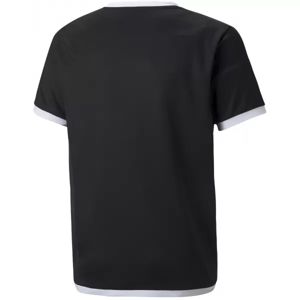  Detský futbalový dres PUMA TEAMLIGA JERSEY JR 704925_03 PUMA ČIERNA/PUMA BIELA 