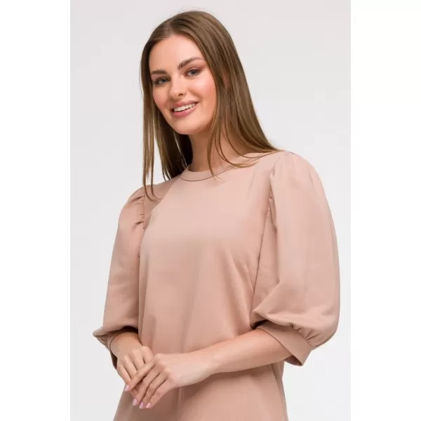  Šaty BEWEAR B291 MOKA 