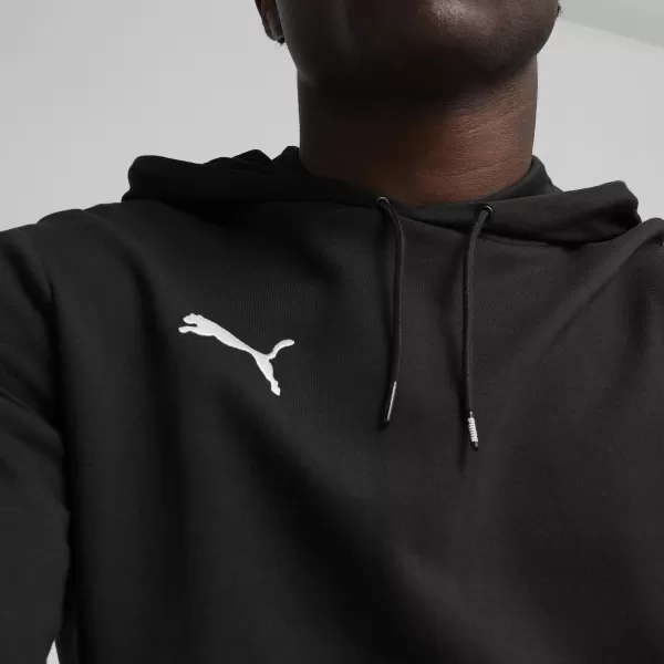  Pánska mikina PUMA TEAMGOAL CASUALS HOODY 658618_03 PUMA ČIERNA/PUMA BIELA 