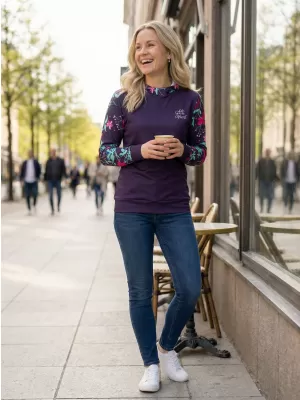 Dámska prémiová funkčná mikina ALTISPORT VOJ/ALW063MI01 FUCHSIOVÁ