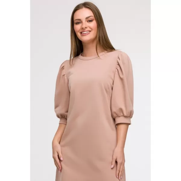  Šaty BEWEAR B291 MOKA 