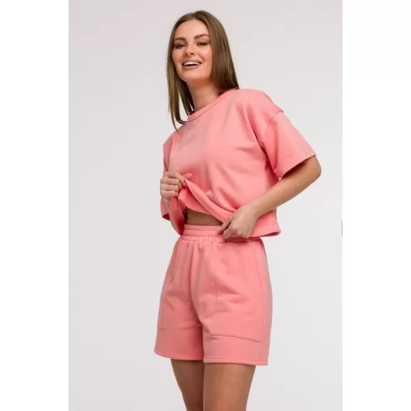  Dámske šortky BEWEAR B295 KORALOVÝ 