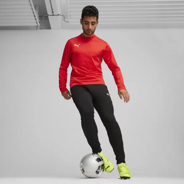  Pánska mikina PUMA TEAMGOAL TRAINING SWEAT 658649_01 PUMA RED/PUMA WHITE/FAST RED 