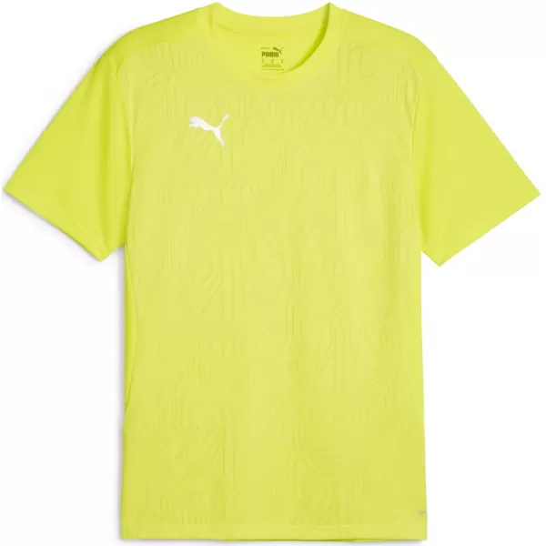  Pánske funkčné tričko PUMA TEAMFINAL TRAINING JERSEY 658557_30 ELECTRIC LIME/ ELEKTRICKÉ VÁPNO/STRIEBRO 
