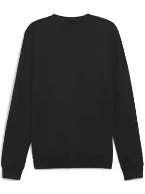 Pánska mikina PUMA TEAMGOAL CASUALS CREW NECK S 658592_03 PUMA ČIERNA/PUMA BIELA