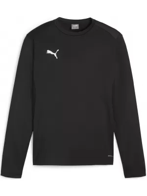 Pánska mikina PUMA TEAMGOAL TRAINING SWEAT 658649_03 PUMA ČIERNA/BIELA/TMAVO ŠEDÁ