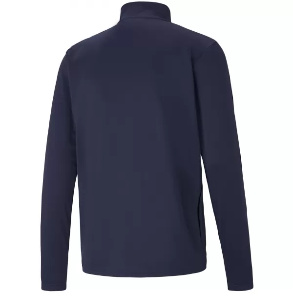  Sako PUMA TEAMRISE TRG POLY JACKET 657392_06 PEACOAT/ PÁV/PUMA BIELY 