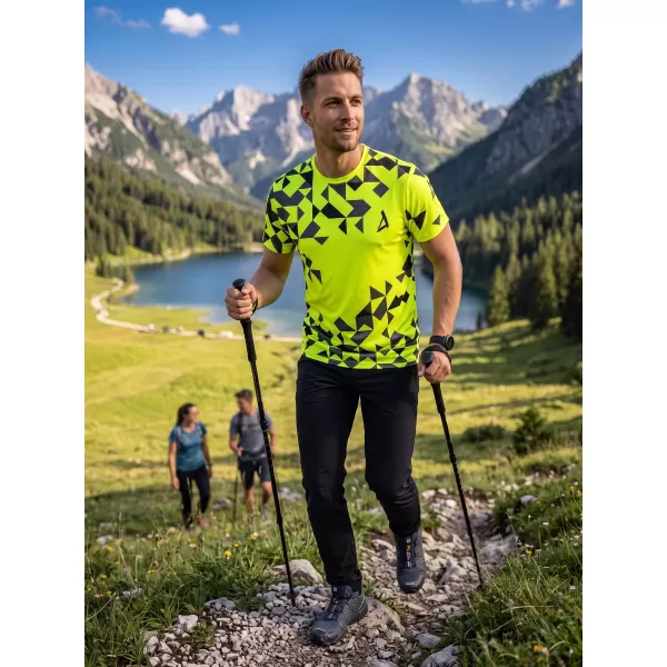  Prémiové pánske funkčné tričko ALTISPORT VOJ/ALM108TR01 NEÓNOVÁ ŽLTÁ 