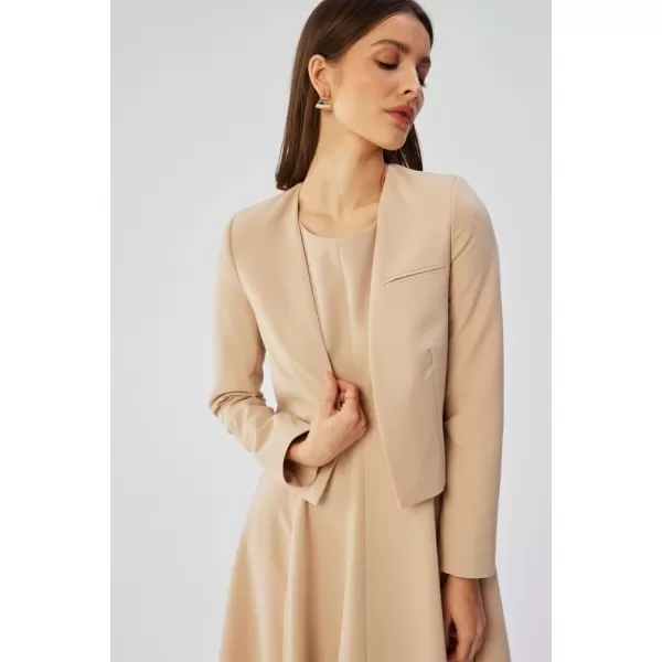  Dámska bunda STYLOVE S368 BÉŽOVÁ 