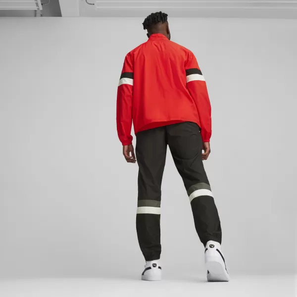  Stopka PUMA TEAMRISE WVN TRACKSUIT 659036_01 ČERVENÁ PUMA 