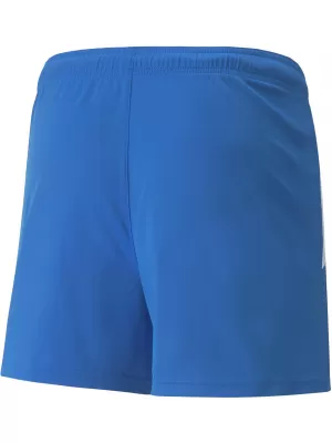 Dámske šortky PUMA TEAMLIGA SHORTS W 704936_02 ELEKTRICKÁ MODRÁ LIMONÁDA