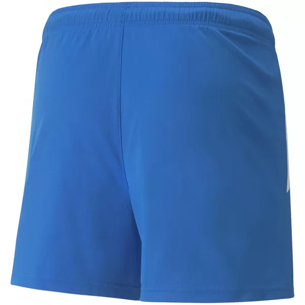  Dámske šortky PUMA TEAMLIGA SHORTS W 704936_02 ELEKTRICKÁ MODRÁ LIMONÁDA 