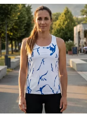 Dámske prémiové funkčné tielko ALTISPORT VOJ/ALW052TIL01 BIELA