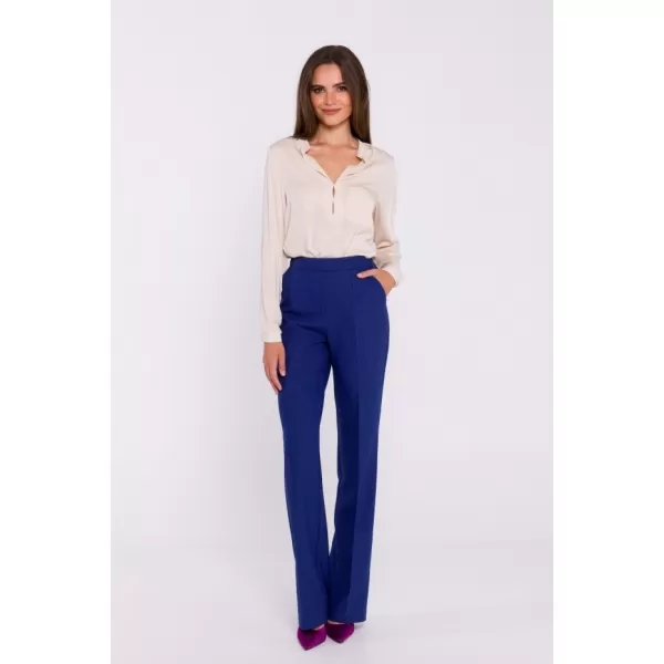  Dámske nohavice STYLOVE S371 MODRÁ 