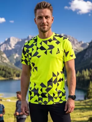 Prémiové pánske funkčné tričko ALTISPORT VOJ/ALM108TR01 NEÓNOVÁ ŽLTÁ