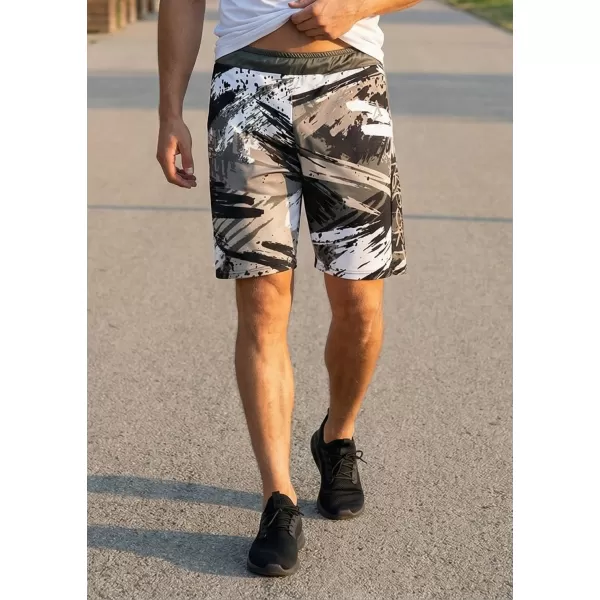  Prémiové pánske funkčné šortky ALTISPORT VOJ/ALM014KRA01 ČIERNA ŠEDÁ 