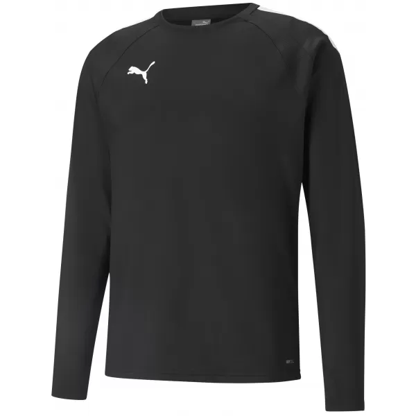  Pánska mikina PUMA TEAMLIGA TRAINING SWEAT 657238_03 PUMA ČIERNA/PUMA BIELA 