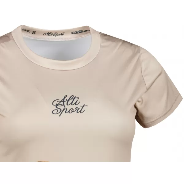  Dámske prémiové funkčné tričko ALTISPORT VOJ/ALW090TR01 HNEDÁ 