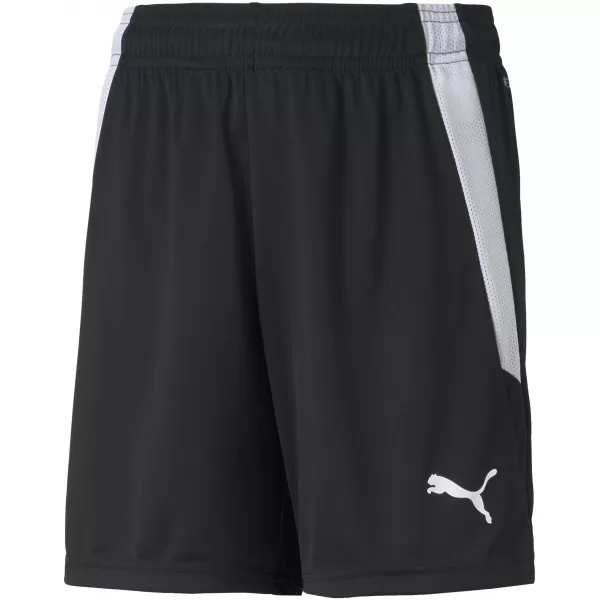  Kraťasy PUMA TEAMLIGA SHORTS JR 704931_03 PUMA ČIERNA/PUMA BIELA 