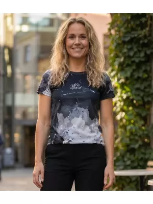 Dámske prémiové funkčné tričko ALTISPORT VOJ/ALW089TR01 ČIERNA