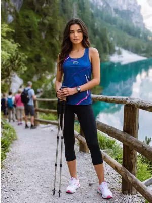 Dámske prémiové funkčné tielko ALTISPORT VOJ/ALW082TIL01 TMAVO MODRÁ