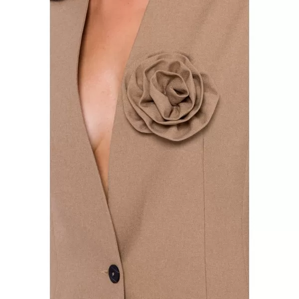  Dámska bunda STYLOVE S370 BÉŽOVÁ 