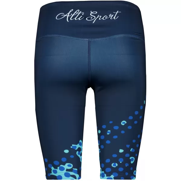  Dámske legíny nad kolená premium ALTISPORT VOJ/ALW109LEG02 KRÁĽOVSKÁ MODRÁ 